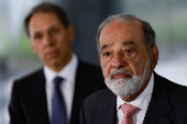 Brazil's Lula meets Mexican magnate Carlos Slim in Brasilia