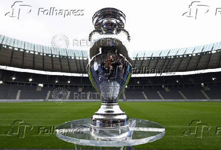 Euro 2024 - Trophy Display at Olympiastadion