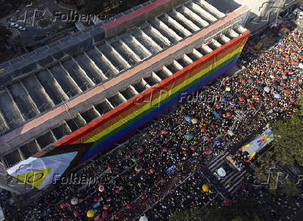 Parada do orgulho LGBT+ 2024 em So Paulo