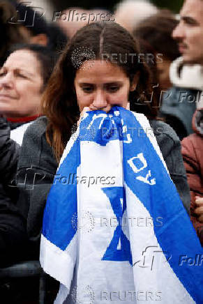 French Jews commemorate one year of Hamas attacks