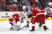 NHL: New York Rangers at Detroit Red Wings