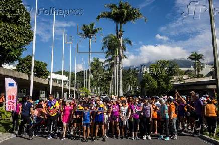 Unos 600 venezolanos asisten a caminata convocada por la UE contra la violencia a la mujer