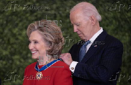 US President Biden awards the Presidential Medal of Freedom at the White House