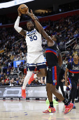 NBA: Minnesota Timberwolves at Detroit Pistons