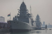 Three Indian Navy warships commissioned in Mumbai