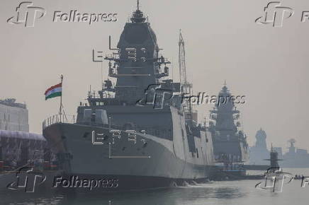 Three Indian Navy warships commissioned in Mumbai