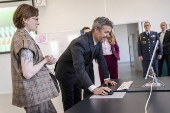 King Frederik X attends opening of DMJX Denmark's Media and Journalism High School