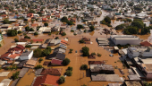 Flooding due to heavy rains in Canoas in Rio Grande do Sul state