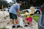 Preparations for Tropical Storm Milton, in Seminole, Florida