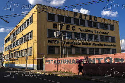 Fachada do Centro Paula Souza - ETEC/FATEC