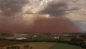 Tempestade de poeira atinge a cidade de Ribeiro Preto