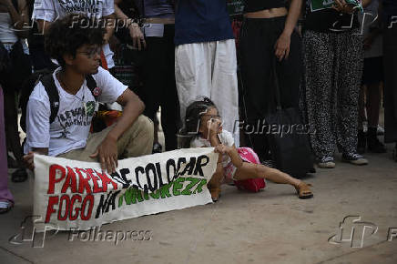 BRASILIA, MANIFESTACAO PELO CLIMA