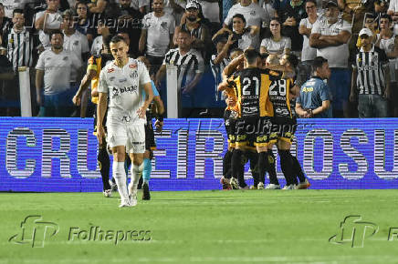 Partida entre Santos X Novorizontino  pelo Campeonato Brasileiro Srie B