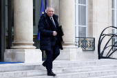 Weekly cabinet meeting at the Elysee Palace in Paris