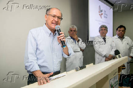 Geraldo Alckmin, visita a Liga de Combate ao Cncer em Natal (RN)