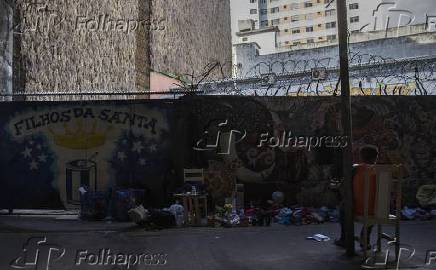 Morador de rua em So Paulo