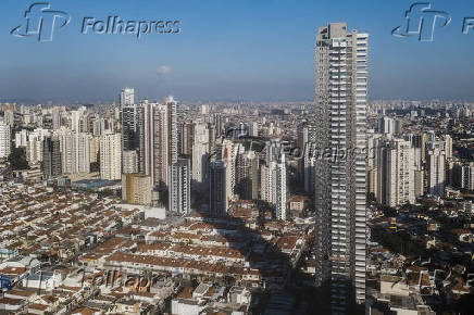 Vista area do Edificio Figueira Altos do Tatuap