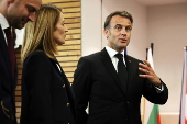 French President Emmanuel Macron visits Strasbourg