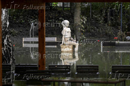 Aftermath of flooding in Czech Republic