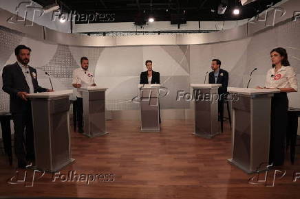 Debate Folha/UOL entre os candidatos  Prefeitura de SP