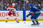 NHL: Calgary Flames at Vancouver Canucks