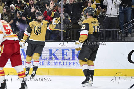 NHL: Calgary Flames at Vegas Golden Knights