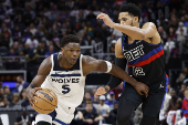 NBA: Minnesota Timberwolves at Detroit Pistons