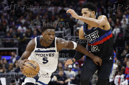 NBA: Minnesota Timberwolves at Detroit Pistons