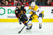 NHL: Nashville Predators at Calgary Flames