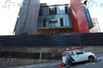 Folhapress Fotos Inicio das Obras de Restauração no MASP