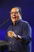 Expresidente Martn Torrijos cierra su campaa electoral en la Ciudad de Panam