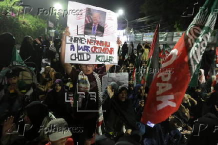 Anti-Israel protest in Lahore