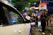 Protest against Israeli government's management of the ongoing conflict in Gaza and to show support for the hostages, in Tel Aviv