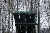 Patriot launchers at Polish military base