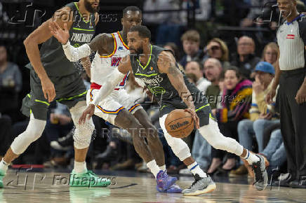 NBA: Golden State Warriors at Minnesota Timberwolves