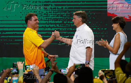 Bolsonaro participa do encontro nacional do PL em Braslia