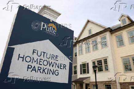 FILE PHOTO: Signage is seen in Livingston Square, a construction of the PulteGroup, in Livingston, New Jersey,