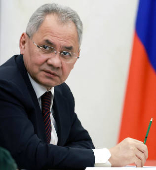 Russian Security Council's Secretary Sergei Shoigu attends a meeting in Moscow