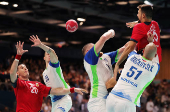 Handball - Men's Preliminary Round Group A - Spain vs Slovenia