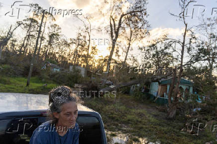 Aftermath of Hurricane Helene in Steinhatchee, Florida