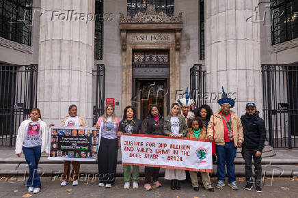 Aula aberta em Londres aos atingidos pela tragdia em Mariana