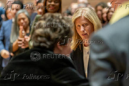 Jessica Tisch is sworn in as New York City Police Department Commissioner