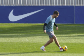 Entrenamiento del Atltico de Madrid