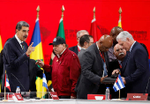 Leaders of the member states of the Bolivarian Alliance for the Peoples of Our America and the Treaty of Commerce and Promotion gather in Caracas