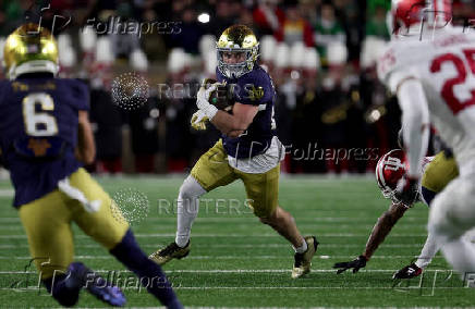 NCAA Football: CFP National Playoff First Round-Indiana at Notre Dame