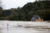 Storm Herminia hits western France