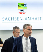 Trial against far-right party Alternative for Germany (AfD) leader Bjoern Hoecke, in Halle