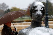 Snow and winter weather in Paris