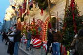 Christmas decorations in Bucharest