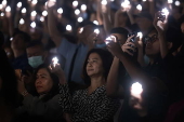 Christmas Eve candlelight service in Jakarta